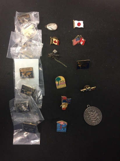 Lot of Various Commemorative Pins