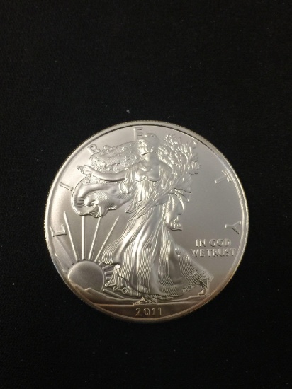 2011 United States 1 Ounce .999 Fine Silver American Silver Eagle Silver Bullion Round Coin