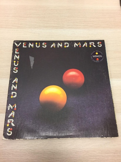 Wings - Venus and Mars - Vintage LP Record Album