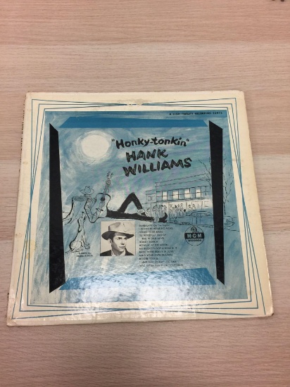 Hank Williams - Honky-Tonkin - Vintage LP Record Album
