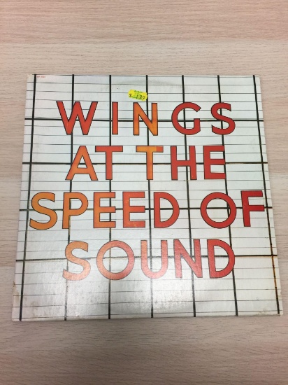 Wings - At the Speed of Sound - Vintage LP Record Album