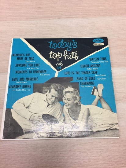 Today's Top Hits Volume 14 - Vintage LP Record Album
