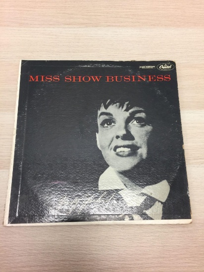 Judy Garland - Miss Show Business - Vintage LP Record Album