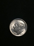 1954-S United States Roosevelt Silver Dime - 90% Silver Coin - Uncirculated Coin