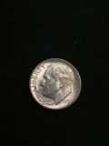 1950-D United States Roosevelt Silver Dime - 90% Silver Coin - Uncirculated Coin