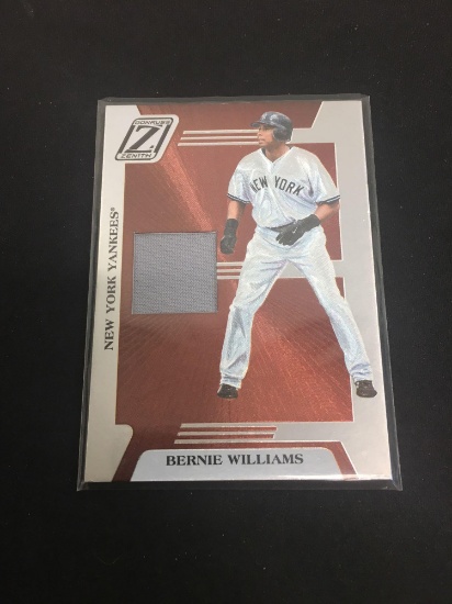 2005 Donruss Zenith Bernie Williams Yankees Jersey Baseball Card