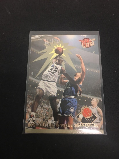 1992-93 Ultra Rejector Shaquille O'Neal Magic Rookie Insert Basketball Card