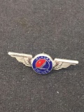 Alaska Airlines Sterling Silver Commemorative Pin