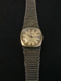 Square 18mm 10Kt Gold Filled Bezel Longinnes Designed Watch w/ Bracelet