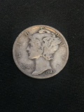 1942-S United States Mercury Silver Dime - 90% Silver Coin