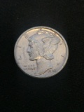 1941-S United States Mercury Silver Dime - 90% Silver Coin