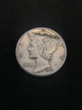 1935-S United States Mercury Silver Dime - 90% Silver Coin