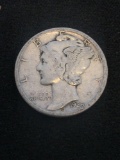 1928-S United States Mercury Silver Dime - 90% Silver Coin