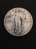 1928 United States Standing Liberty Quarter - 90% Silver Coin