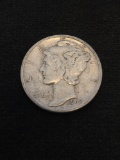 1942-S United States Mercury Silver Dime - 90% Silver Coin