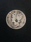 1943-S United States Mercury Silver Dime - 90% Silver Coin