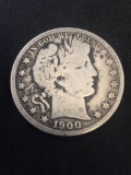 1900-S United States Barber Silver Half Dollar - 90% Silver Coin