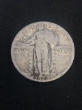 1926 United States Standing Liberty Quarter - 90% Silver Coin