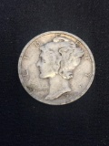 1939-S United States Mercury Silver Dime - 90% Silver Coin