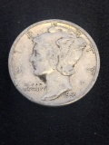 1941-S United States Mercury Silver Dime - 90% Silver Coin