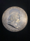 1962-D United States Franklin Silver Half Dollar - 90% Silver Coin