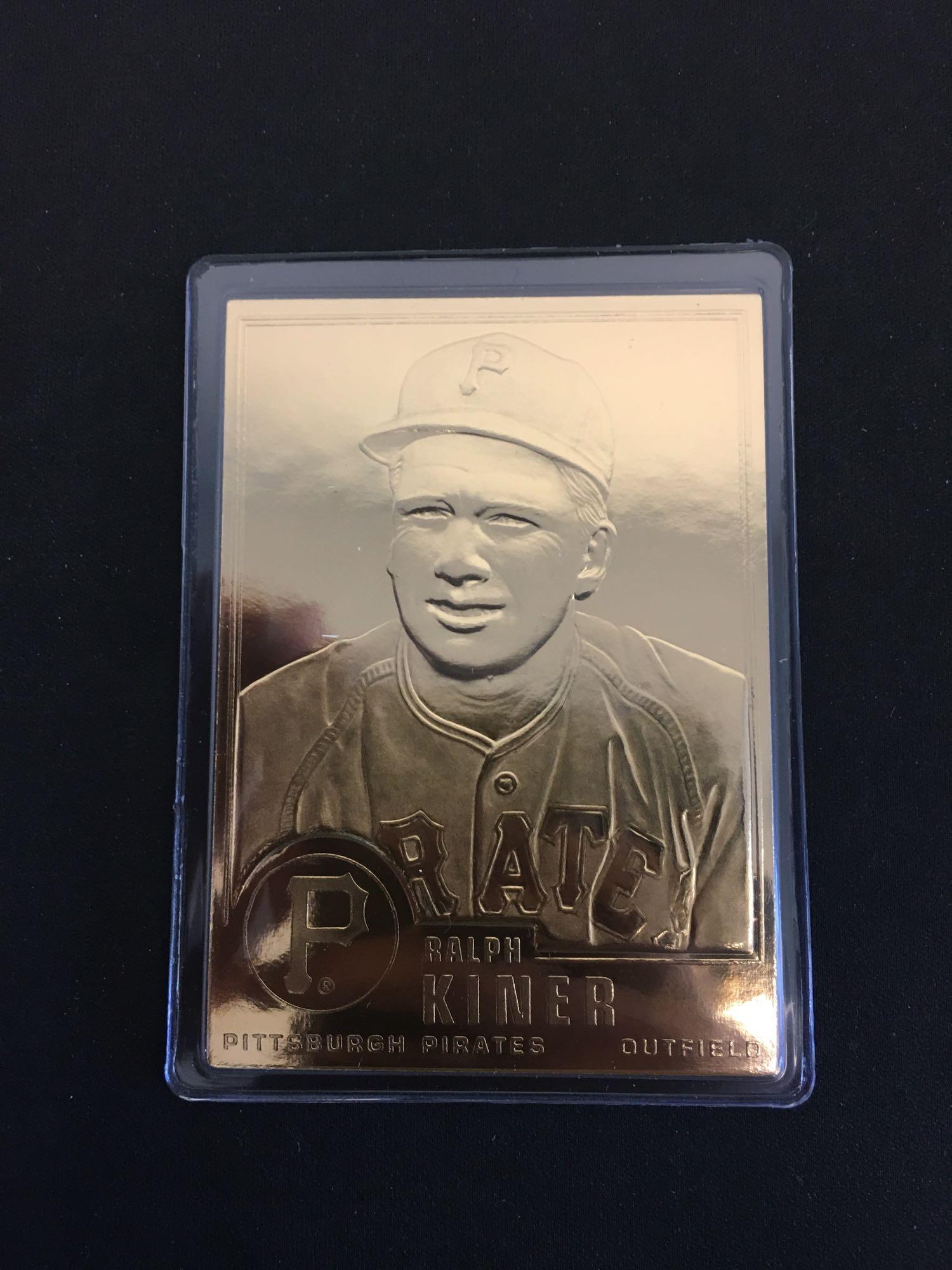 Danbury Mint 22kt Gold Baseball Card - Ralph | Proxibid