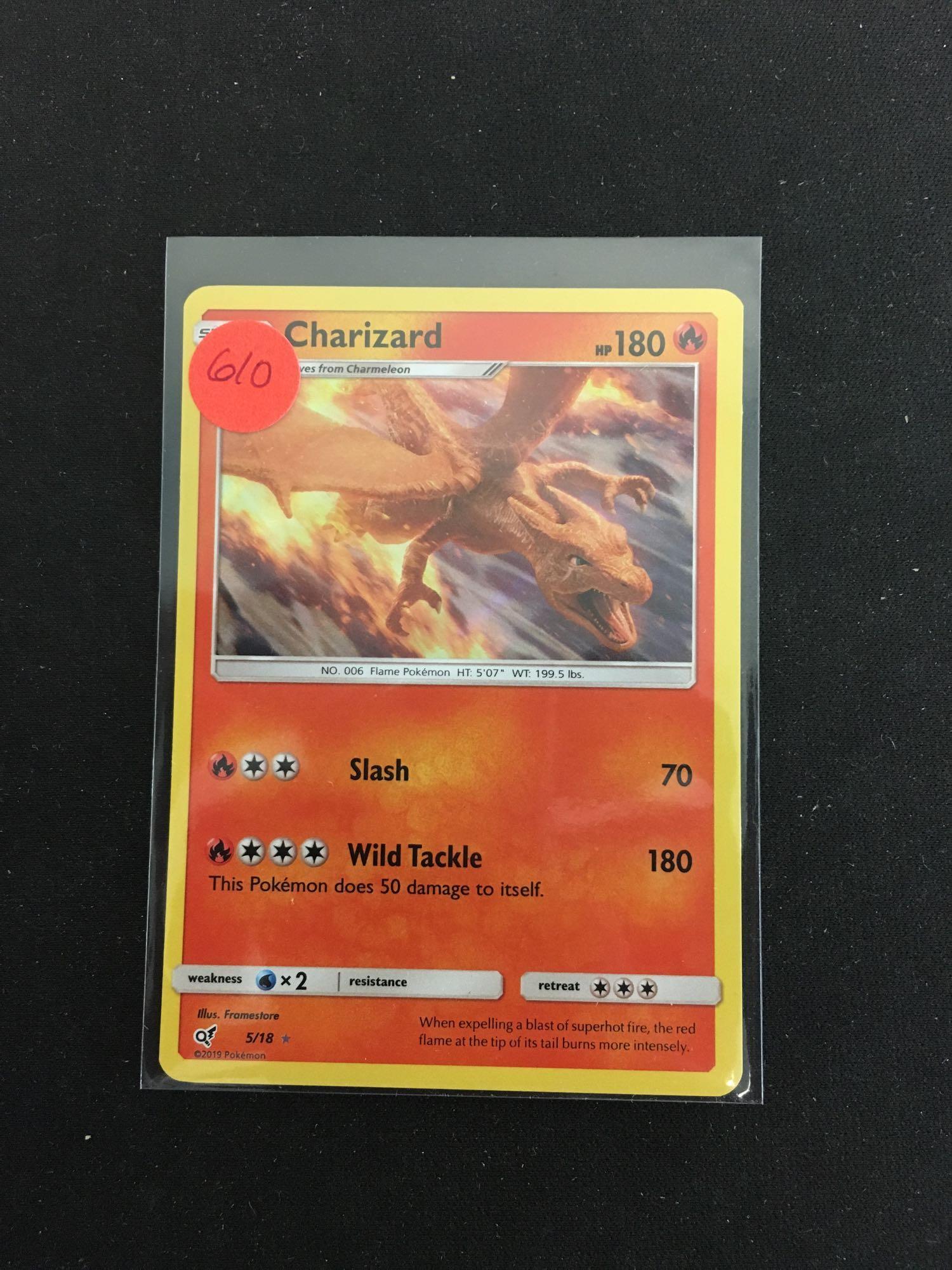 charizard pokemon card 5/18 Charizard - 5/18 - Rare Holo Foil Card - Detective Pikachu main image 0
