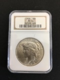 NGC Graded 1923 United States Peace Silver Dollar - MS 64