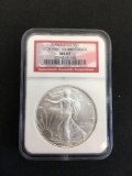 NGC Graded 2006 United States .999 Fine Silver Eagle - 1 of First 50,000 Struck - MS 69