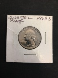 1968-S United States Washington Silver PROOF Quarter - 90% Silver Coin