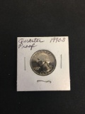 1970-S United States Washington Silver PROOF Quarter - 90% Silver Coin