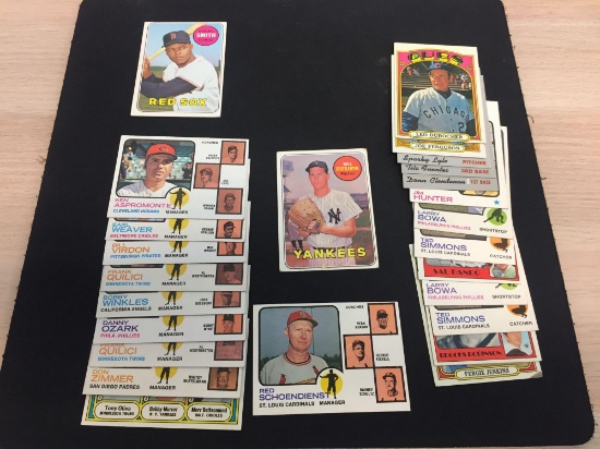 25 Count Lot of 1969-1973 Topps Vintage Baseball Cards