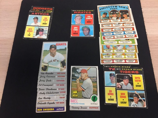 25 Count Lot of 1966-1972 Topps Vintage Baseball Cards