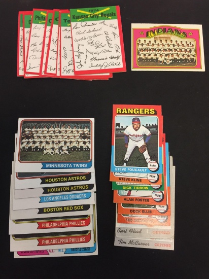 25 Count Lot of 1970-1975 Topps Vintage Baseball Cards