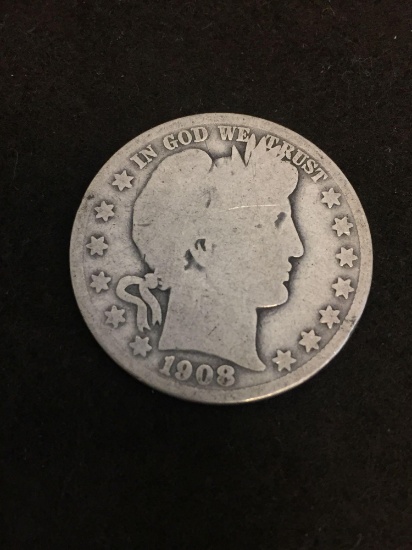 1908-O Barber Half Vintage Silver US Coin