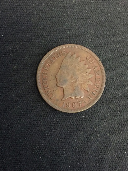 1907 United States Indian Head Penny