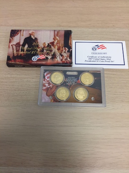 2007 United States Mint Presidential Dollar Coin Proof Set