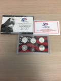2007 United States 50 State Quarters Silver Proof Set