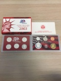 2003 United States Mint Silver Proof Set