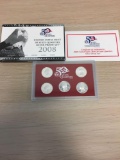 2008 United States Mint 50 State Quarters Silver Proof Set