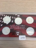 2000 United States Mint 50 State Quarters Silver Proof Set