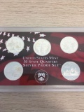 2000 United States Mint 50 State Quarters Silver Proof Set