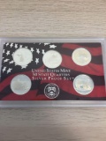 2004 United States Mint 50 State Quarters Silver Proof Set