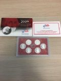 2009 United States Mint DC & US Teritories Quarters Silver Proof Set