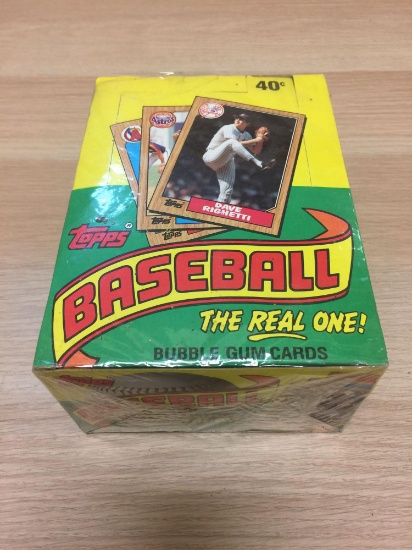 1987 Topps Baseball Sealed Wax Box