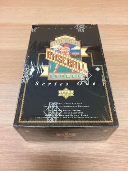 1993 Upper Deck Series 1 Baseball Sealed Wax Box