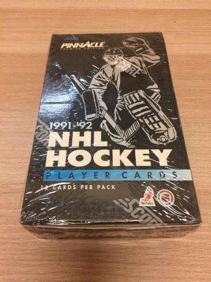 1991-92 Pinnacle Premier Edition Hockey Sealed Wax Box