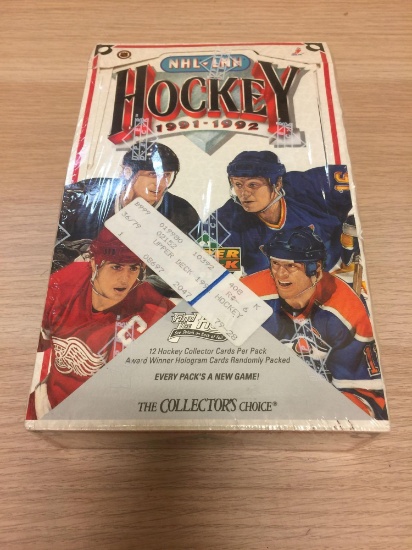 1991-92 Upper Deck Hockey Sealed Wax Box