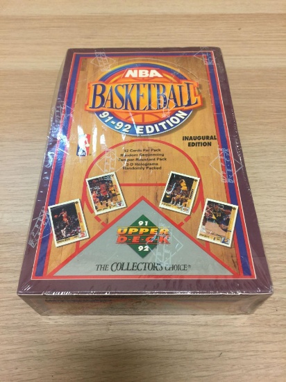 1991-92 Upper Deck Basketball Sealed Wax Box