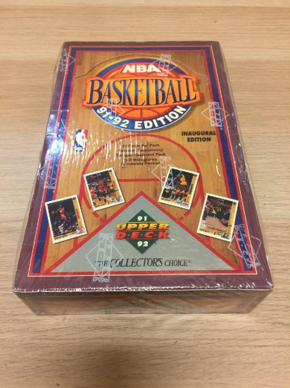 1991-92 Upper Deck Basketball Sealed Wax Box